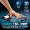 ActiveWrap - Knee Ice Pack Wrap with Compression, 2 Reusable Gel Heat & Cold Packs for Knee Pain, Sore Legs & Shin Splints. Flexible Cold Wrap for Injury and Swelling Control & Joint Support - One Size Fits Most view 4