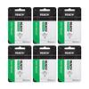 REACH Waxed Dental Floss, Mint, Plaque Remover for Teeth, Shred Resistant, Floss Slides Smoothly, Easy to Use, Waxed, Deep Cleaning Teeth, Oral Care, PFAS Free, for Adults & Kids, 6 Pack, 200 yd view 1