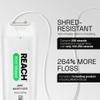 REACH Waxed Dental Floss, Mint, Plaque Remover for Teeth, Shred Resistant, Floss Slides Smoothly, Easy to Use, Waxed, Deep Cleaning Teeth, Oral Care, PFAS Free, for Adults & Kids, 6 Pack, 200 yd view 3