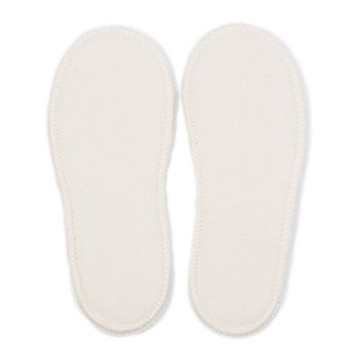 Soft Merino Wool Insoles, Natural White, Size 47