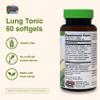 Herbs Etc. Lung Tonic - Lung Supplement for Bronchial Support - Healthy Breathing Support with Mullein, Horehound & Grindelia - 60 Softgels view 3