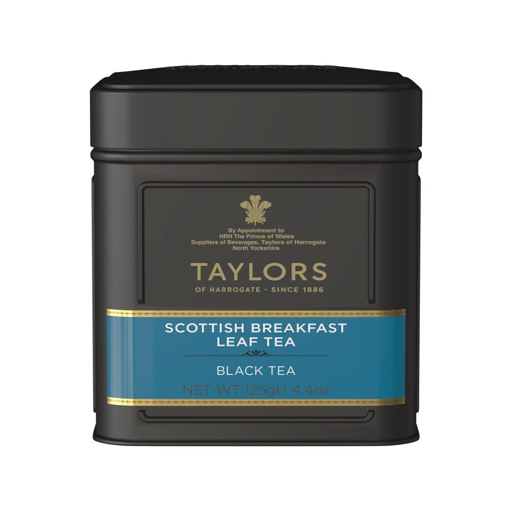 Taylors of Harrogate English Breakfast Leaf Tea, Loose Leaf, 4.41-Ounce Tins (Pack of 2)