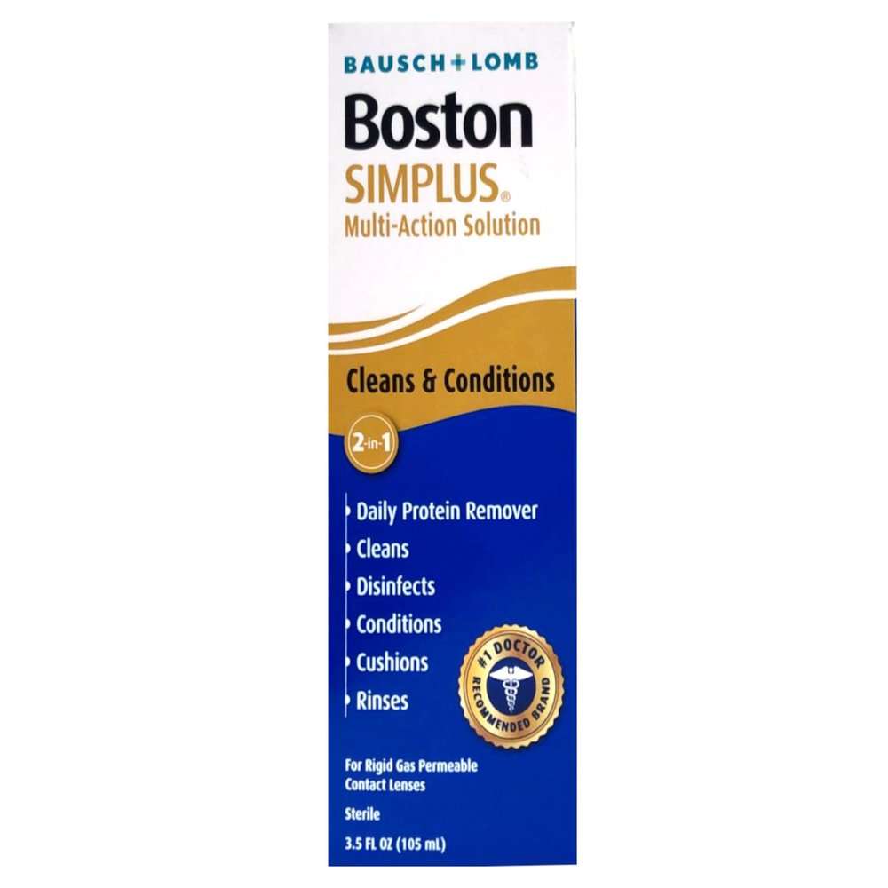 Boston Simplus Multi-Action Solution, 3.5-Ounce Bottles (Pack of 2)