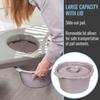DMI Bedside Commode, Portable Toilet, Commode Chair, Raised Toilet Seat with Handles, Holds up to 500 Pounds with Included 7 qt Commode Bucket, Adjustable from 19-23 Inches, Extra Wide Commode view 4