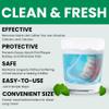 Pro Tech Retainer Cleaner - 180-220 Cleanings (0.17 Per Cleaning) 22 Pack/6 Month Supply - For Clear Aligners, Dentures, Retainers, Mouth Guards & Night Guards - Cleaning Crystals, Mint view 3