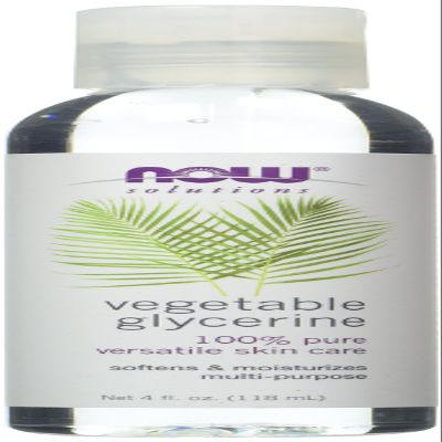 NOW Vegetable Glycerine, 4-Ounces (Pack of 4)