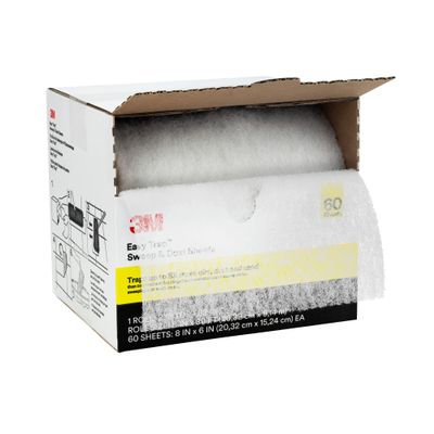 3M Easy Trap Duster - sweep & dust sheets, 8" x 6" sheets; 60 sheets/roll (1 Roll)