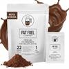 Fat Fuel Keto Cocoa 22g Premium Fats - with Grass Fed Butter, MCT Oil, Coconut & Redmond Real Salt - Instant Organic Cocoa, One Net Carb, A True Meal Replacement - 15 Servings view 1