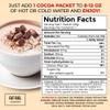 Fat Fuel Keto Cocoa 22g Premium Fats - with Grass Fed Butter, MCT Oil, Coconut & Redmond Real Salt - Instant Organic Cocoa, One Net Carb, A True Meal Replacement - 15 Servings view 3