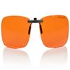 Spectra479 Blue Light Blocking Clip On Glasses - 99.9 Percent Effective Computer Glasses for Men & Women, Durable Lightweight, Reduce Eyestrain, Headaches and Improve Sleep (Nighttime Lens) view 1