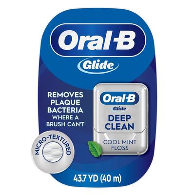 Oral-B Glide Pro-Health Deep Clean Cool Mint Flavor Floss 40 M (Pack of 6)