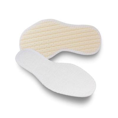 Pedag Summer, Pure Terry Cotton Insoles, Handmade in Germany, Absorbs Sweat & Controls Odor, Ideal for Wear Without Socks, Washable, US Women 8/ Men 5/ EU 38, White, 1 Pair