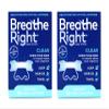 Breathe Right Nasal Strips to Stop Snoring, Drug-Free, Clear for Sensitive Skin, 30 count (Pack of 2) ( Pack May Vary ) view 2