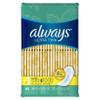 Always Ultra Thin Pads for Women, Size 1 Regular Absorbency Without Wings Unscented, 44 Count (Pack of 3) view 1