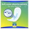 Always Ultra Thin Pads for Women, Size 1 Regular Absorbency Without Wings Unscented, 44 Count (Pack of 3) view 4