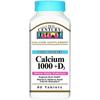 21st Century Calcium, 1000mg Plus Vitamin D, 90 Tablets (Pack of 4) view 1