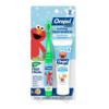 Orajel Elmo Fluoride-Free Tooth & Gum Cleanser with Toothbrush, Combo Pack, Banana Apple Flavored Non-Fluoride, 2 Piece Set view 1