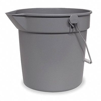 Tough Guy Bucket,3 1/2 gal,Gray 1ELK1-1 Each