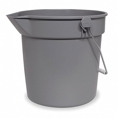 Tough Guy Bucket,3 1/2 gal,Gray 1ELK1-1 Each