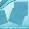 Creative Converting Solid Bermuda Blue 2-ply Luncheon Napkins - 50pcs view 2