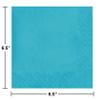 Creative Converting Solid Bermuda Blue 2-ply Luncheon Napkins - 50pcs view 3