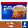 Maxwell House International Hazelnut Caf-Style Instant Coffee Beverage Mix (4 ct Pack, 9 oz Canisters) view 2