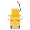 Rubbermaid Commercial FG748018 WaveBrake Side Press Combo Mopping System 26 qt Capacity, 18.6" Length x 15.6" Width x 16.7" Height, Yellow view 3