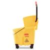 Rubbermaid Commercial FG748018 WaveBrake Side Press Combo Mopping System 26 qt Capacity, 18.6" Length x 15.6" Width x 16.7" Height, Yellow view 4