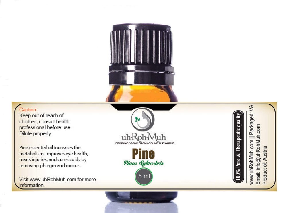 100% Pure Pine Essential Oil || Austria - 5 ml w/Euro Dropper