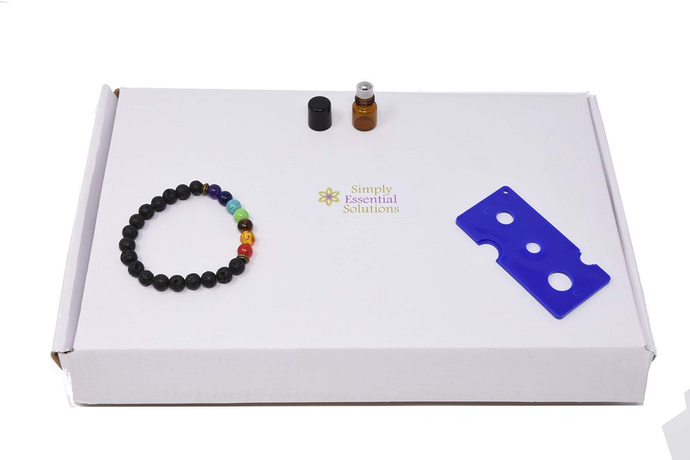 100pcs 1mL (1/4 dram) Amber Mini Glass Stainless Steel Roller Bottle 1cc Amber Sample Vial Small Essential Oil Bottle Travel Must + one 7 Chakra Bracelet with Volcanic Lava for essential oil diffusing