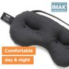 Brownmed Eye Pillow - Compression Eye Mask for Headache Support - Soothes Strain - Eases Sinus Pressure - Cooling - Universal Fit - Breathable Cotton - Washable & Reusable - Black view 3
