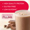 Atkins Creamy Chocolate Meal Size Protein Shake, 23g Protein, Low Glycemic, 4g Net Carb, 1g Sugar, Keto Friendly, 12 Count view 3