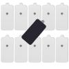 LiteTour 10-Pack Large TENS Electrode Pads - 3.5mm Snap Connectors - High Conductivity, Reusable Electrodes Pads for TENS Massager and Muscle Stimulation view 1
