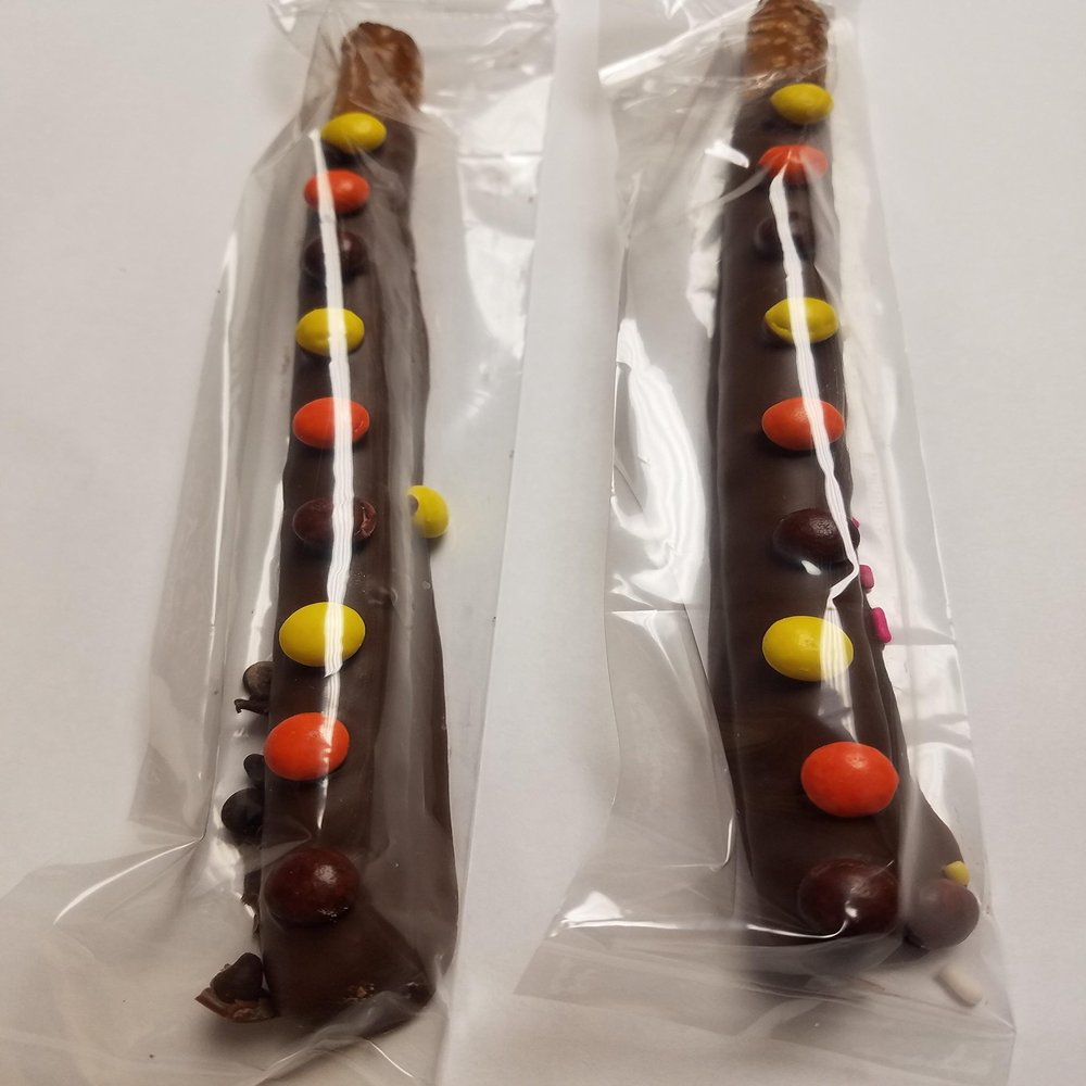 Chocolate Covered Pretzel Rods Chocolate 16 Rods