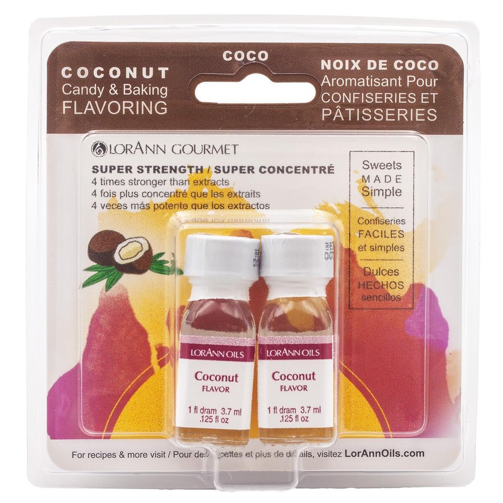 .125oz Candy & Baking Flavor Oil-2PK/Coconut