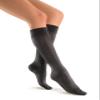 JOBST 120206 soSoft Compression Sock, Brocade Pattern, 15-20mmHg, Knee High, Black, Medium view 1
