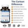 Carlson - Cod Liver Oil, Super 1000 mg + Vitamins A & D3, Wild Norwegian, Sustainably Sourced, 100 Softgels view 2