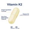 Carlson - Vitamin K2, MK-4 (Menatetrenone), Vitamin K Supplement, Bone & Heart Health, K2 Vitamin, Soy-free, 60 capsules view 4
