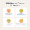 Renew Life Extra Care Digestive Probiotic Capsules, 50 Billion CFU Guaranteed, Daily Supplement Supports Immune, Digestive, Respiratory Health(1), L. Rhamnosus GG, Dairy, Soy and Gluten-Free, 60 Count view 3