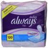 Always Dailies Regular, Thin, Unscented Pantiliners, 60 Count - Pack of 2 (120 Total Count) view 1