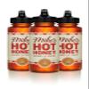 Mikes Hot Honey, 12 oz Squeeze Bottle (3 Pack), Honey with a Kick, Sweetness & Heat, 100% Pure Honey, Gluten-Free & Paleo view 1
