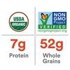 Kashi Organic Cinnamon Harvest Breakfast Cereal, Vegan, Box, 1.01 lb, 65.2 Oz, Pack of 4 view 2