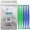2 in 1 Outie Tool Aligner Remover for Invisible Braces | Easily and Safely Removes Top & Bottom Trays | 7 Count (Sky Blue/Neon Green) view 2