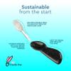 RADIUS Toothbrush, Original Big Brush with Replaceable Head, Right Handed, Midnight Sky/Marble/Soda Pop, BPA Free & ADA Accepted, Pack of 3 view 4
