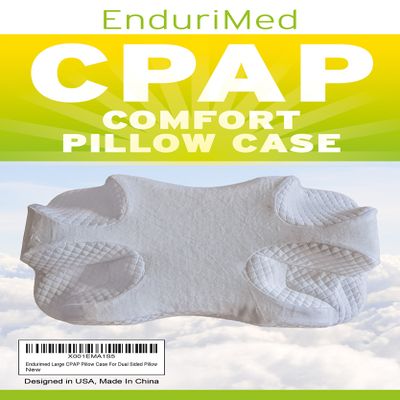 EnduriMed Pillow Case for Use CPAP Comfort Pillow - Standard White