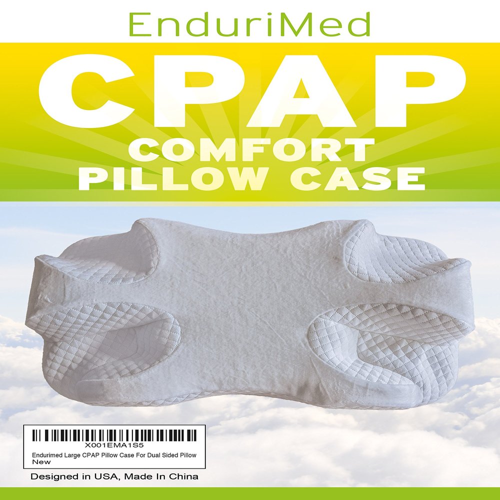 EnduriMed Pillow Case for Use CPAP Comfort Pillow - Standard White