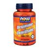 NOW Foods L-Arginine & Ornithine 500/250 mg - 100 Capsules view 1