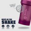 BlenderBottle Classic V2 Shaker Bottle Perfect for Protein Shakes and Pre Workout, 20-Ounce (3 Pack), Red, Green, Plum view 3
