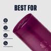 BlenderBottle Classic V2 Shaker Bottle Perfect for Protein Shakes and Pre Workout, 20-Ounce (3 Pack), Red, Green, Plum view 4