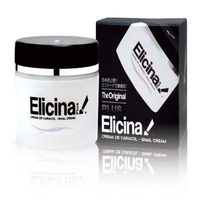 Elicina PLUS Crema de Caracol Snail Cream with Moisturizer 1.3 oz (40g)